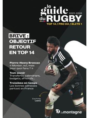 Guide du supporter TOP 14 et PRO D2 (BRIVE) - Saison 2025 - 2026