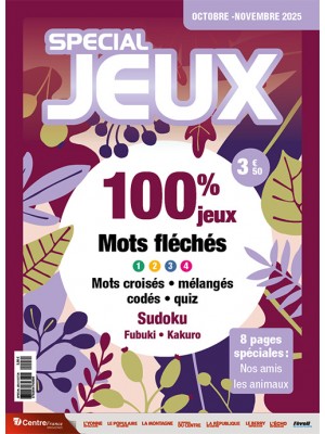 Special jeux OCtobre 2025